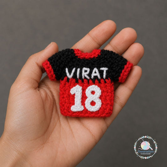 Crochet Virat Kohli Jersey