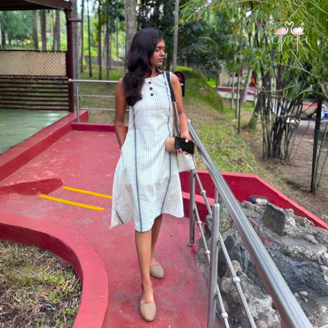 Grey Whisper Dress